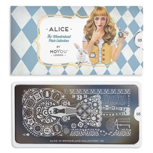 Alice 05 ✦ Nail Stamping Plate - MoYou London
