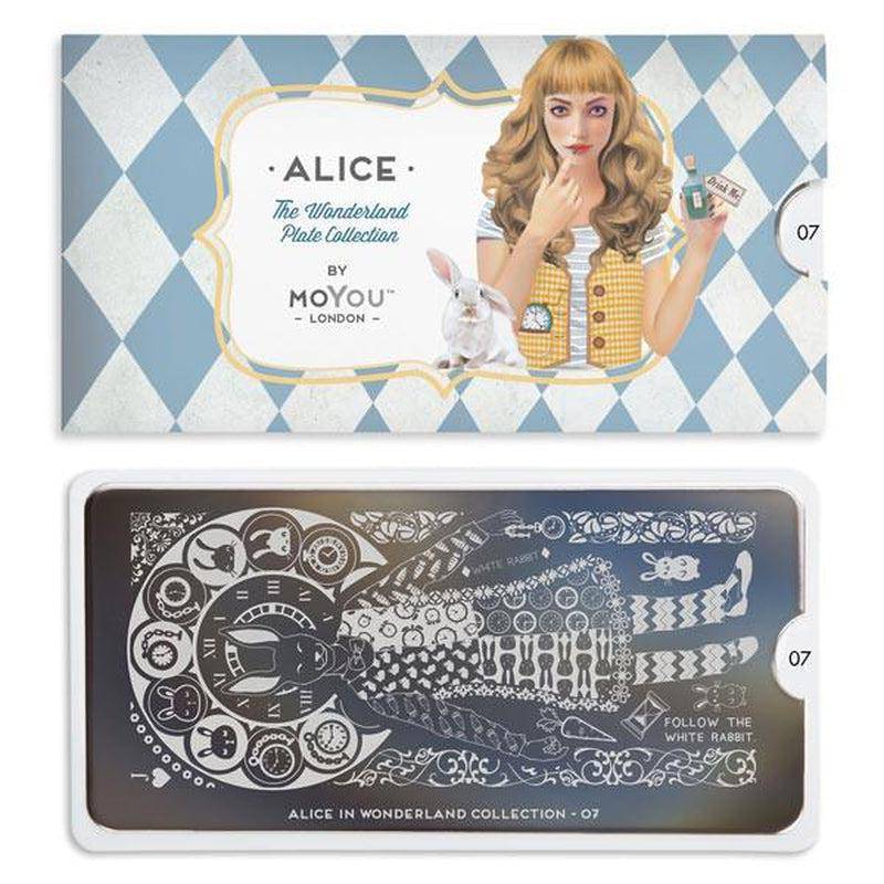 Alice 07 ⦠Nail Stamping Plate - MoYou London