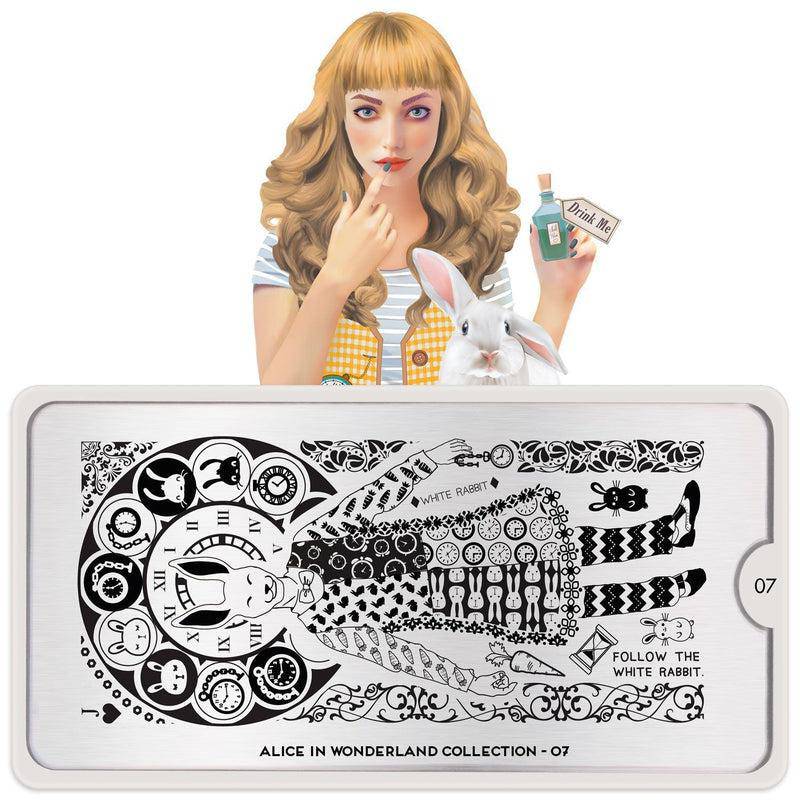 Alice 07 ⦠Nail Stamping Plate - MoYou London