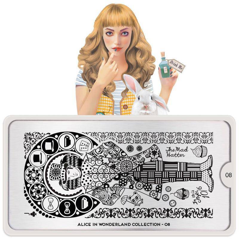 Alice 08 ✦ Nail Stamping Plate - MoYou London