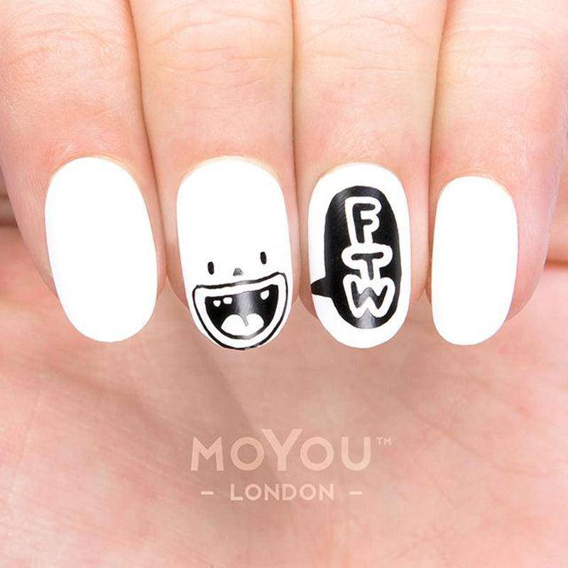 Amit x MYL 03 Nail Art Stencil MoYou London