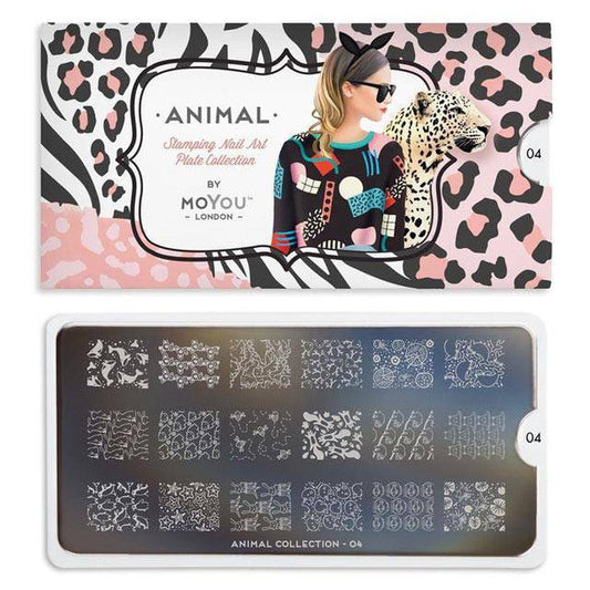 Animal 04 ✦ Nail Stamping Plate - MoYou London