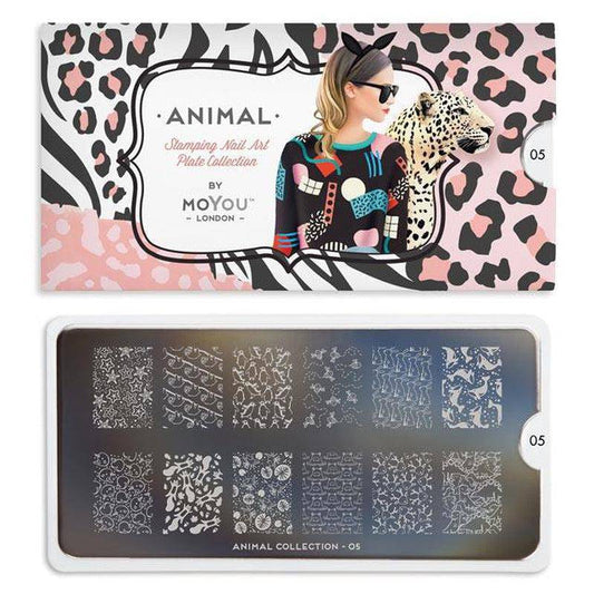 Animal 05 ✦ Nail Stamping Plate - MoYou London