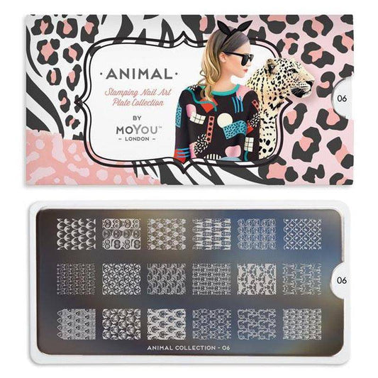 Animal 06 ✦ Nail Stamping Plate - MoYou London
