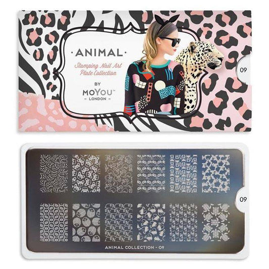 Animal 09 ✦ Nail Stamping Plate - MoYou London