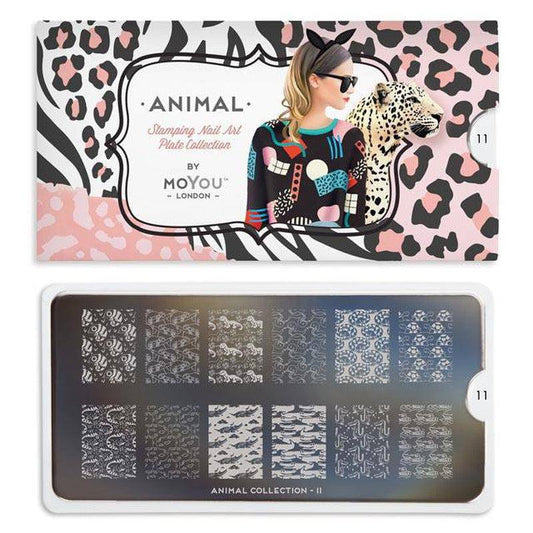 Animal 11 ✦ Nail Stamping Plate - MoYou London