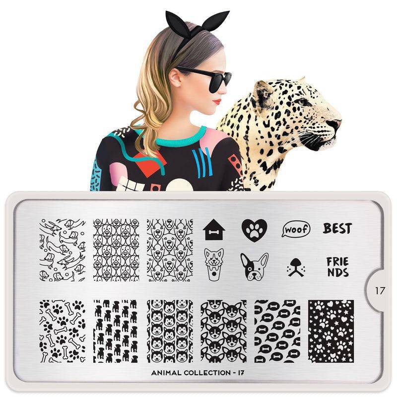 Animal 17 ⦠Nail Stamping Plate - MoYou London