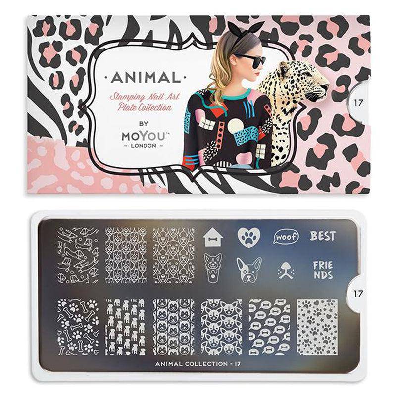 Animal 17 ⦠Nail Stamping Plate - MoYou London