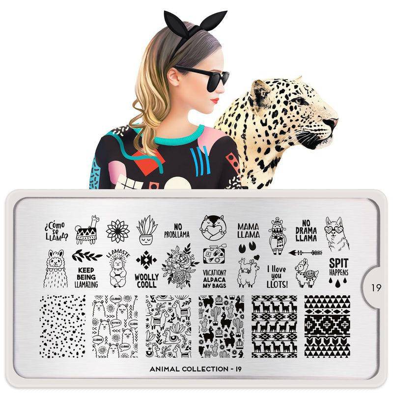 Animal 19 ✦ Nail Stamping Plate - MoYou London
