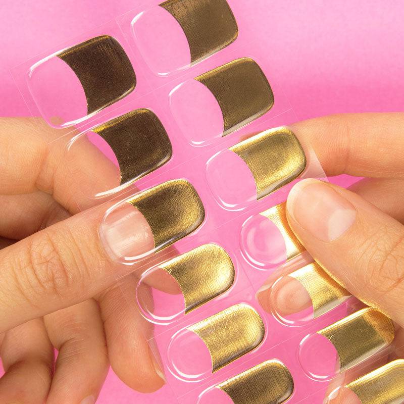 Gel Nail Strip ★ Golden Tips - MoYou London