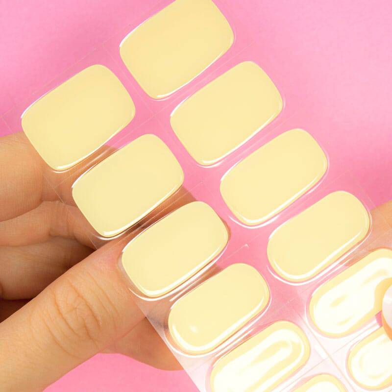 Gel Nail Strip ★ Yellow Macaroon - MoYou London