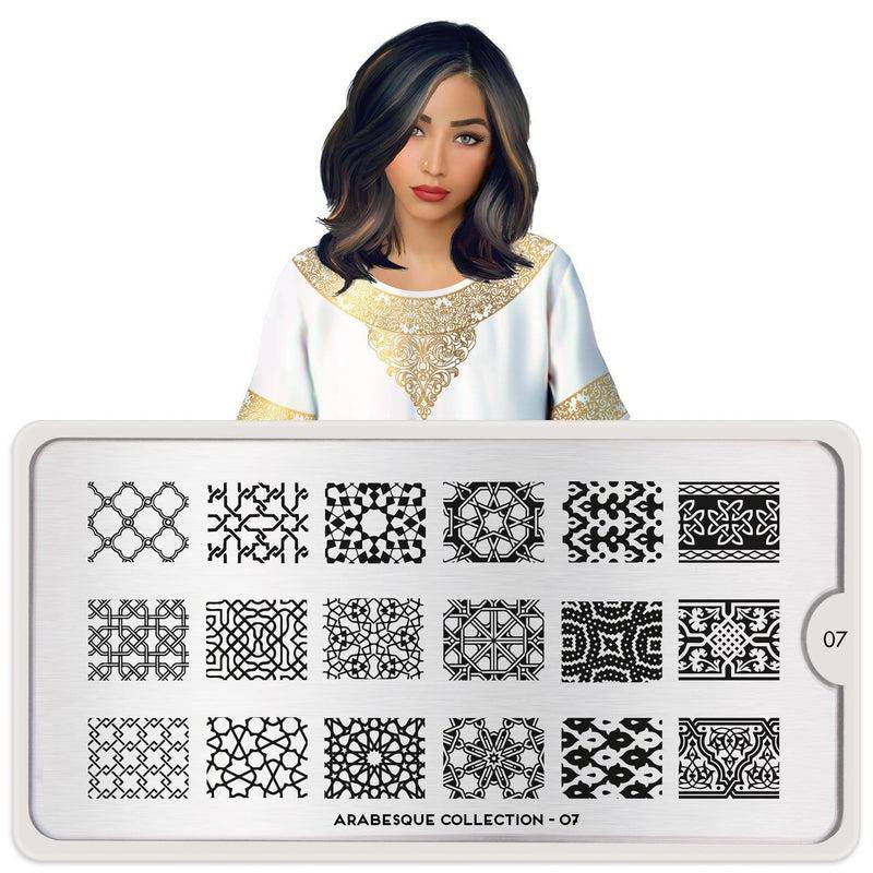 Arabesque 07 ✦ Nail Stamping Plate - MoYou London