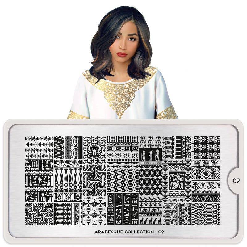 Arabesque 09 ✦ Nail Stamping Plate - MoYou London