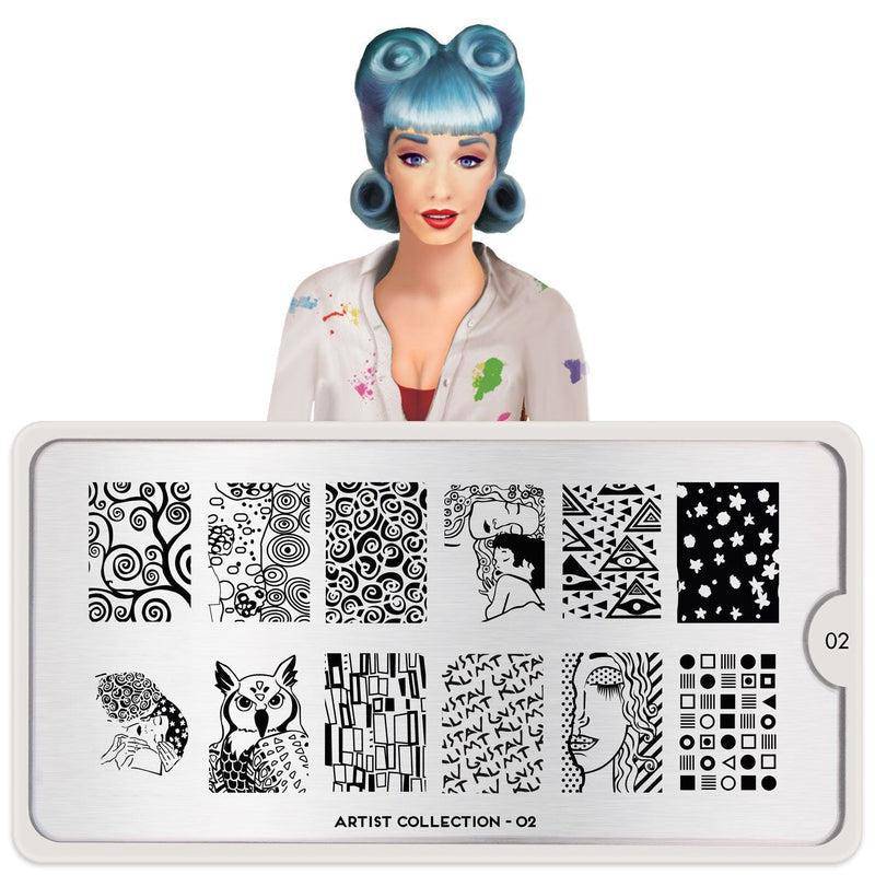 Artist 02 ✦ Nail Stamping Plate - MoYou London