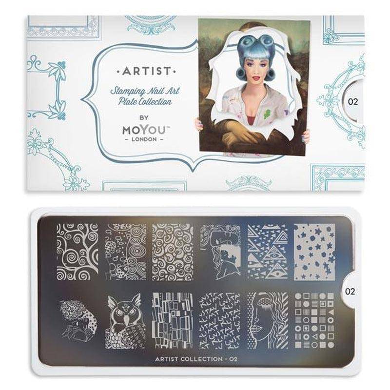 Artist 02 ✦ Nail Stamping Plate - MoYou London