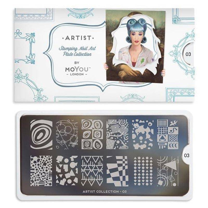 Artist 03 ✦ Nail Stamping Plate - MoYou London