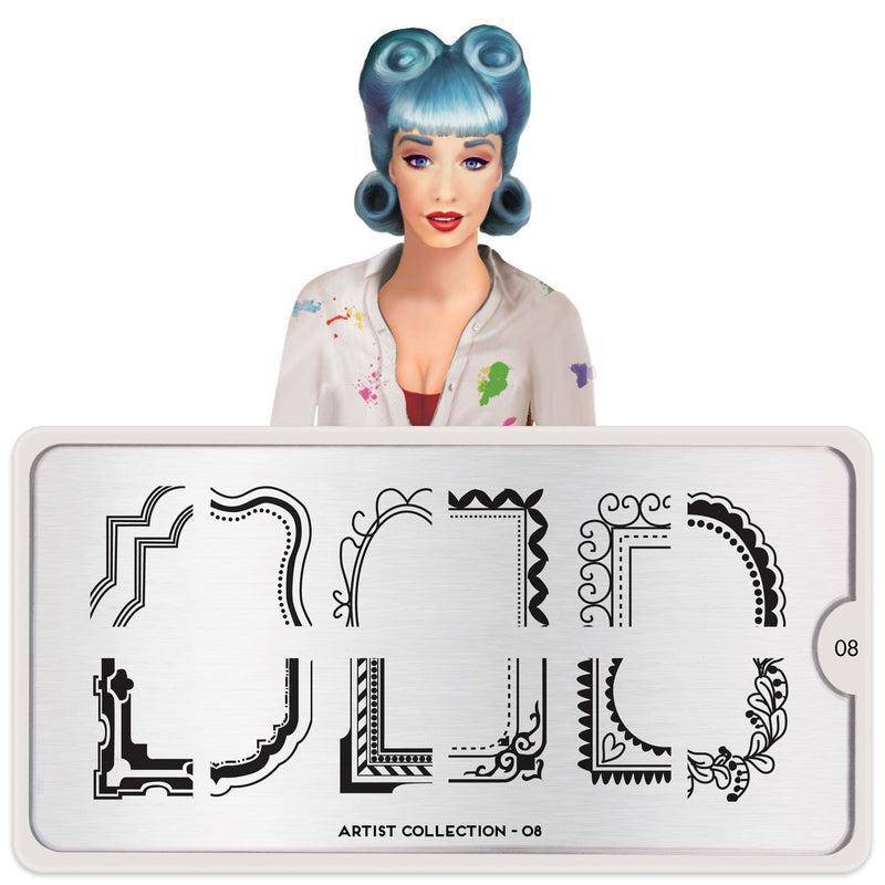 Artist 08 ✦ Nail Stamping Plate - MoYou London