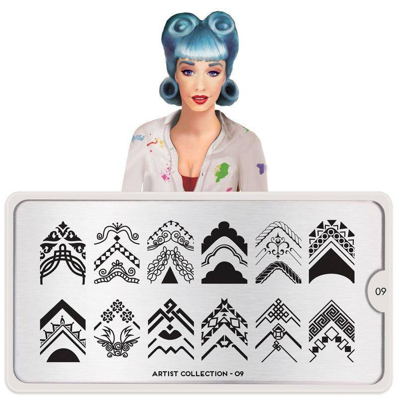 Artist 09 ✦ Nail Stamping Plate - MoYou London
