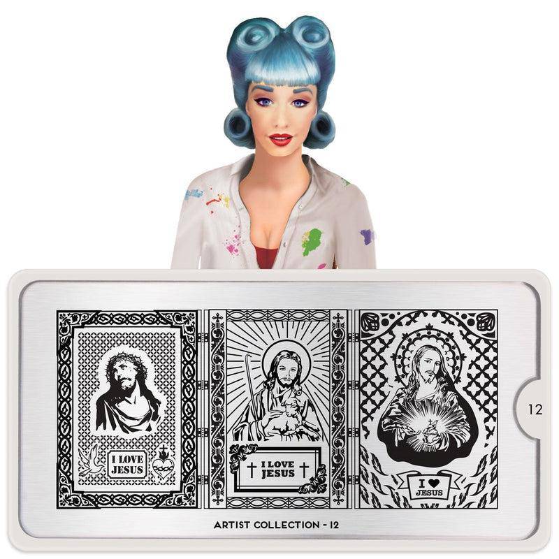 Artist 12 ✦ Nail Stamping Plate - MoYou London