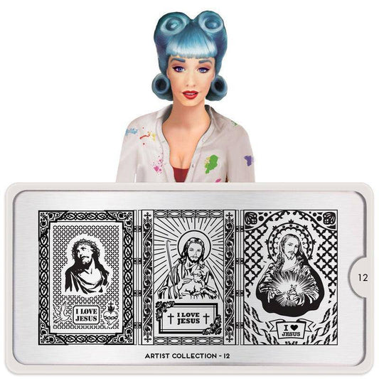 Artist 12 ✦ Nail Stamping Plate - MoYou London