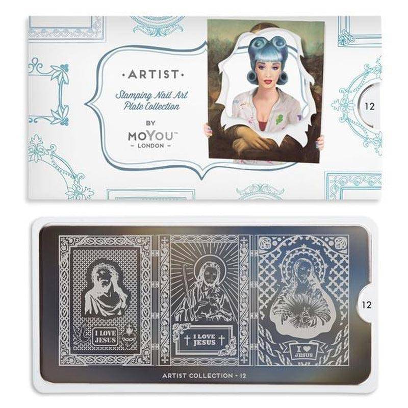 Artist 12 ✦ Nail Stamping Plate - MoYou London
