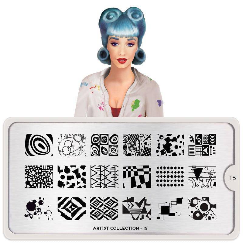 Artist 15 ✦ Nail Stamping Plate - MoYou London