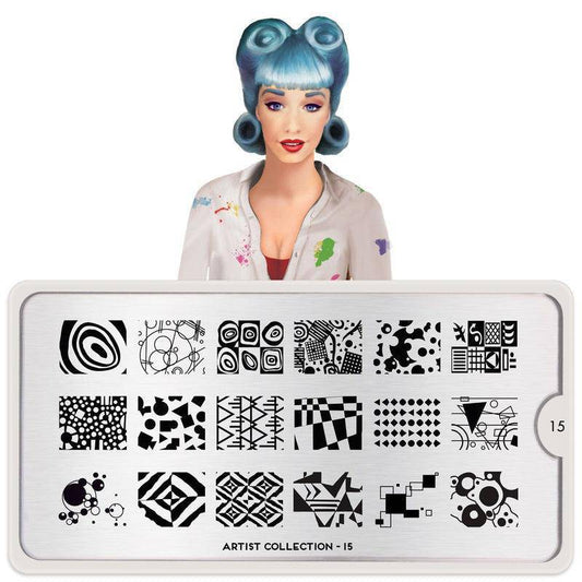 Artist 15 ✦ Nail Stamping Plate - MoYou London