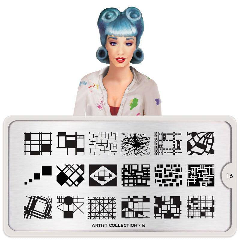 Artist 16 ✦ Nail Stamping Plate - MoYou London