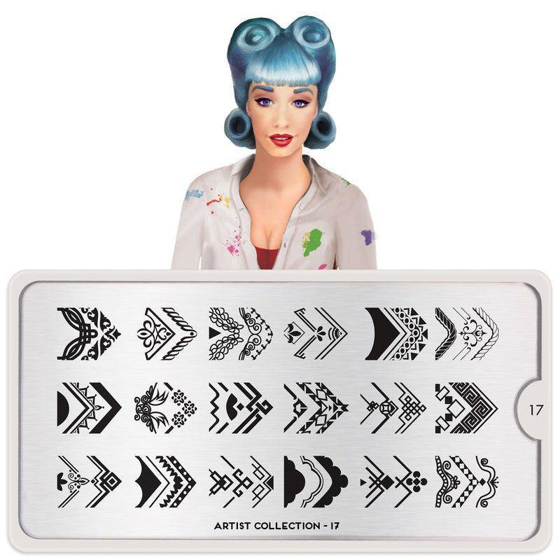 Artist 17 ✦ Nail Stamping Plate - MoYou London