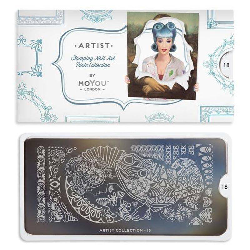 Artist 18 ✦ Nail Stamping Plate - MoYou London