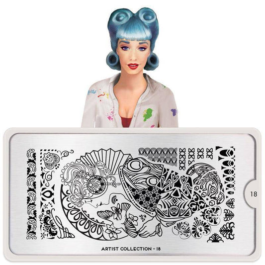 Artist 18 ✦ Nail Stamping Plate - MoYou London