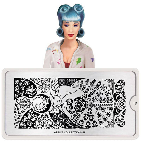 Artist 19 ✦ Nail Stamping Plate - MoYou London