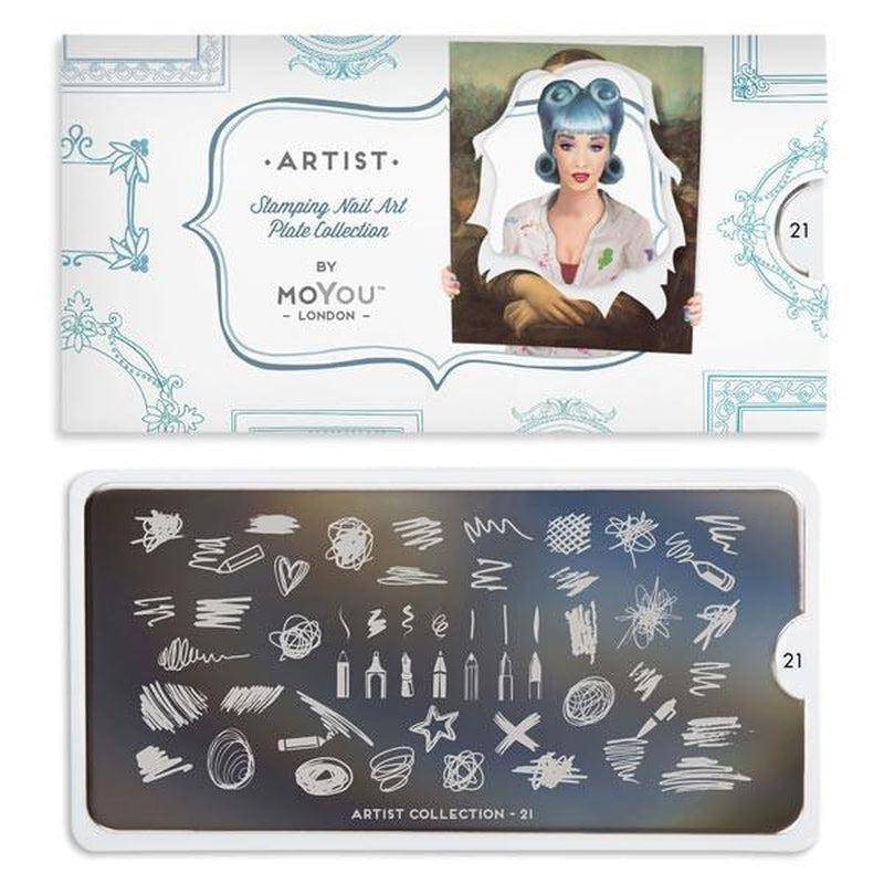 Artist 21 ✦ Nail Stamping Plate - MoYou London