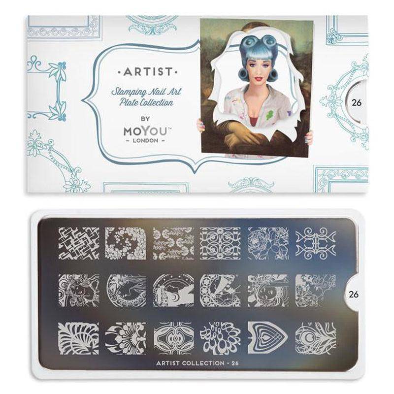 Artist 26 ✦ Nail Stamping Plate - MoYou London