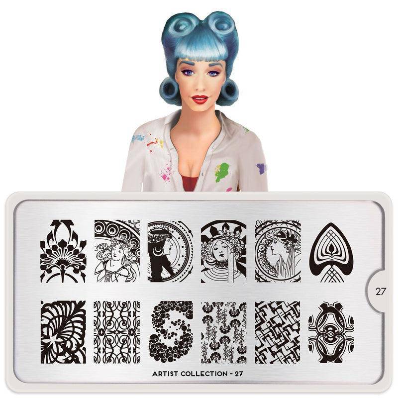 Artist 27 ✦ Nail Stamping Plate - MoYou London