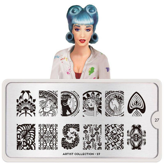 Artist 27 ✦ Nail Stamping Plate - MoYou London