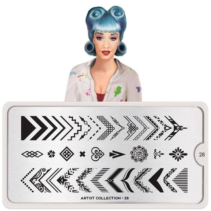 Artist 28 ⦠Nail Stamping Plate - MoYou London