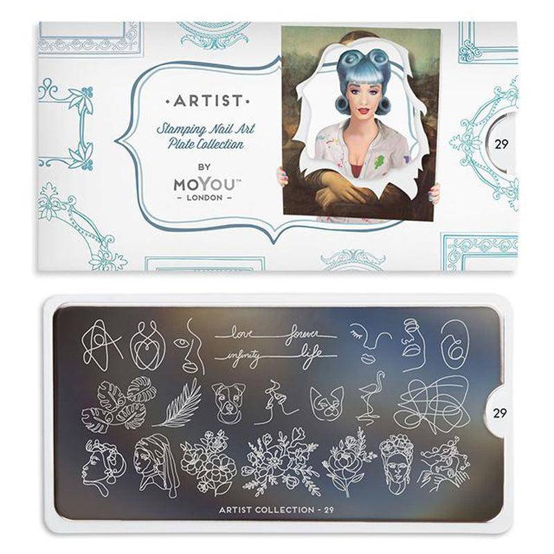 Artist 29 ✦ Nail Stamping Plate - MoYou London