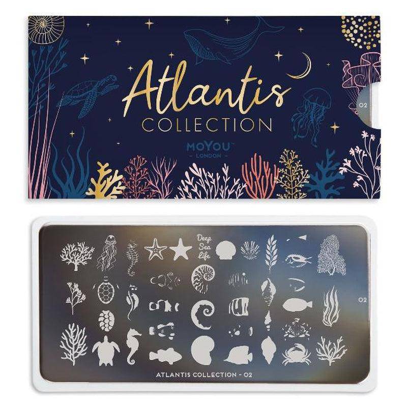 Atlantis 02 ⦠Nail Stamping Plate - MoYou London