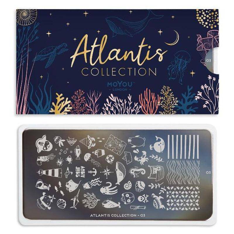 Atlantis 03 ✦ Nail Stamping Plate - MoYou London