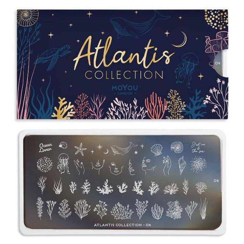 Atlantis 04 ✦ Nail Stamping Plate - MoYou London