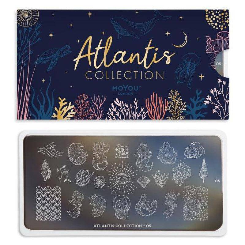 Atlantis 05 ✦ Nail Stamping Plate - MoYou London