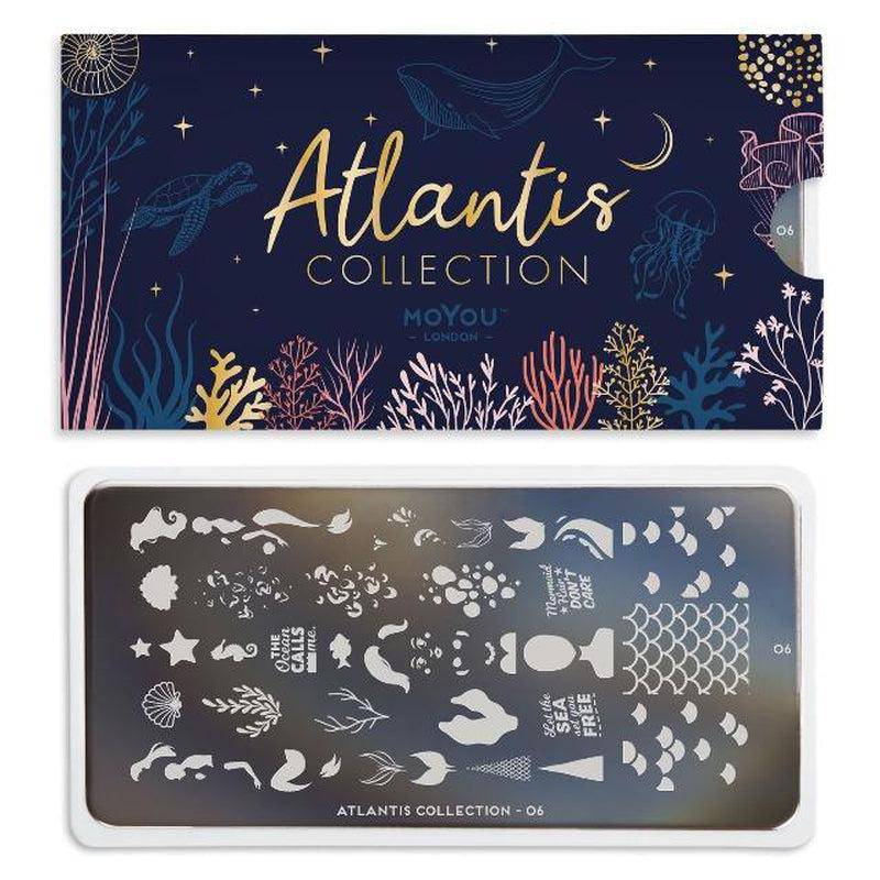Atlantis 06 ✦ Nail Stamping Plate - MoYou London