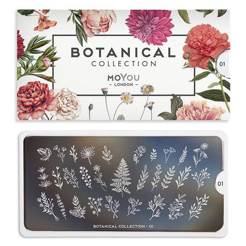 Botanical 01 ⦠Nail Stamping Plate - MoYou London
