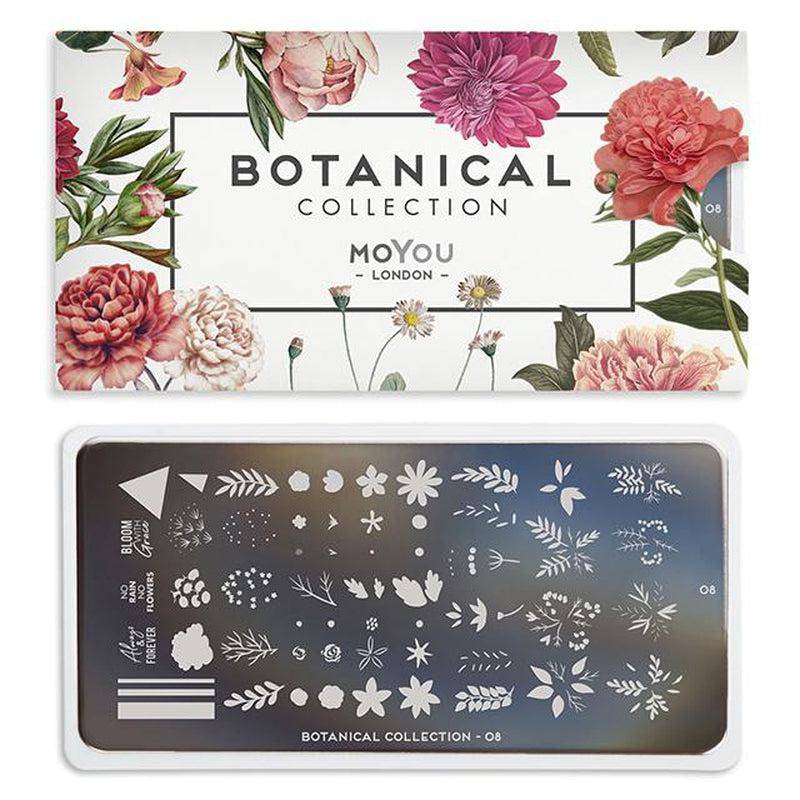 Botanical 08 ✦ Nail Stamping Plate - MoYou London