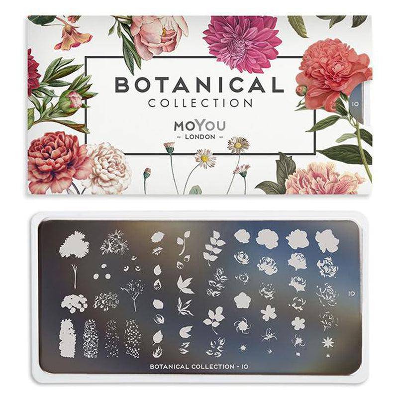 Botanical 10 ✦ Nail Stamping Plate - MoYou London