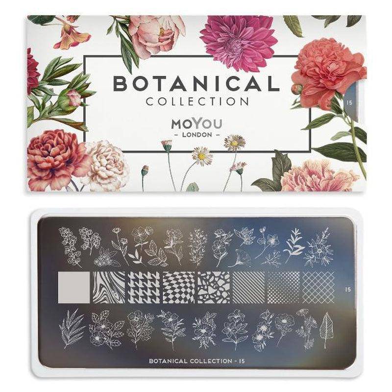 Botanical 15 ✦ Nail Stamping Plate - MoYou London