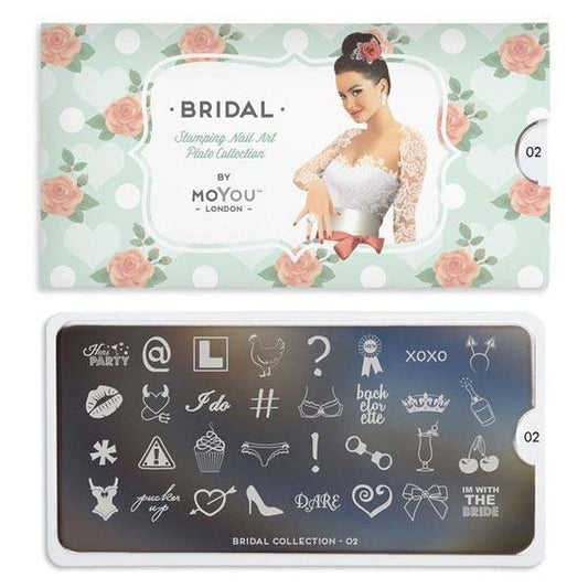 Bridal 02 ✦ Nail Stamping Plate - MoYou London