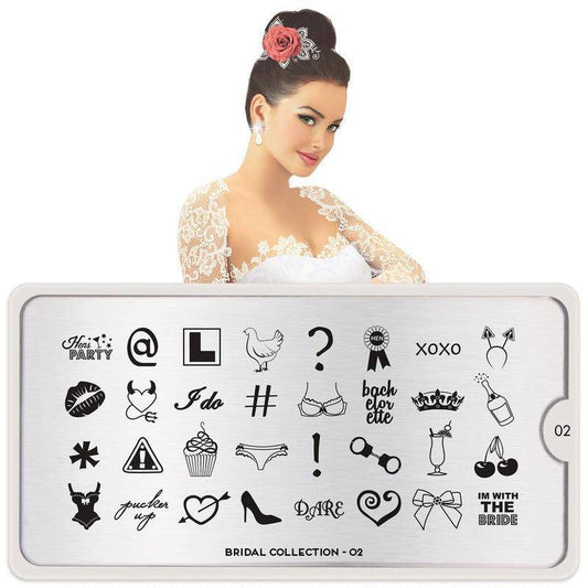 Bridal 02 ✦ Nail Stamping Plate - MoYou London