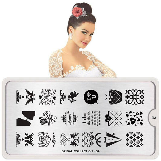 Bridal 04 ✦ Nail Stamping Plate - MoYou London